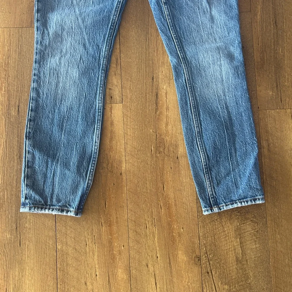 Abercrombie & Fitch High Rise Button Fly Skinny Jeans 27/4 Classic Medium Wash - Picture 2 of 12